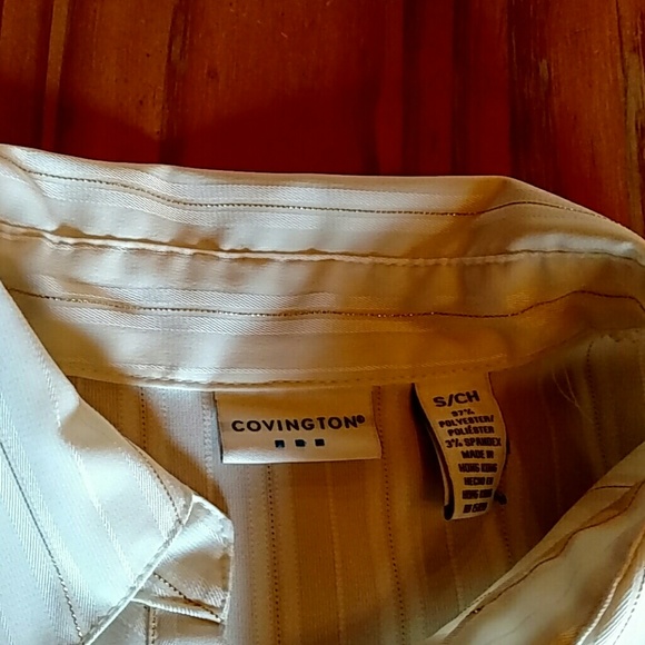 Beautifully tailored striped button down shirt. - Picture 5 of 5